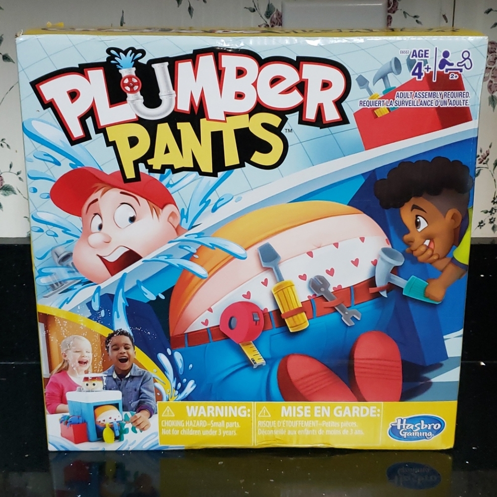 HOST PICK. Kid's Plummer Pants Game - Picture 1 of 2